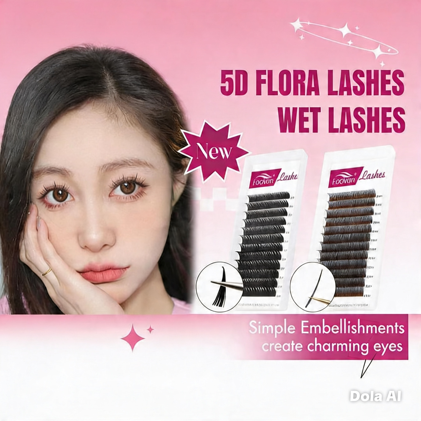 Fadvan DIY Eyelashes Clusters Lashes Natural