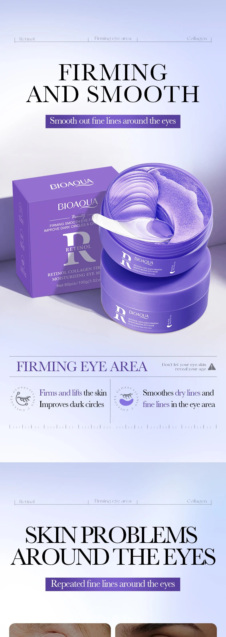 BIOAQUA Crystal Collagen Eye Mask