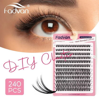 Fadvan DIY Eyelashes Clusters Lashes Natural