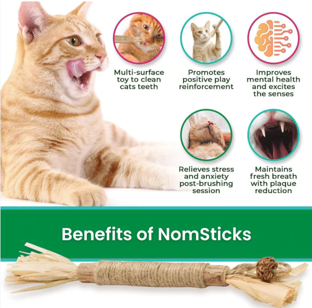 Premium Natural Silvervine Cat Dental Sticks