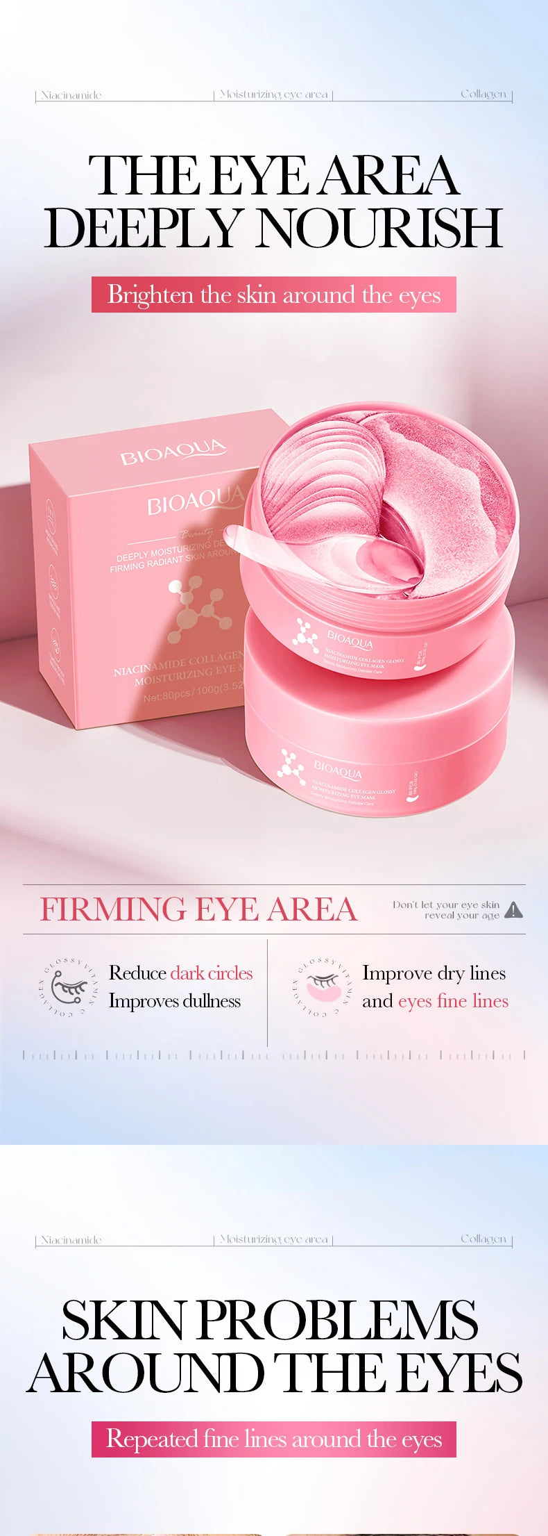 BIOAQUA Crystal Collagen Eye Mask