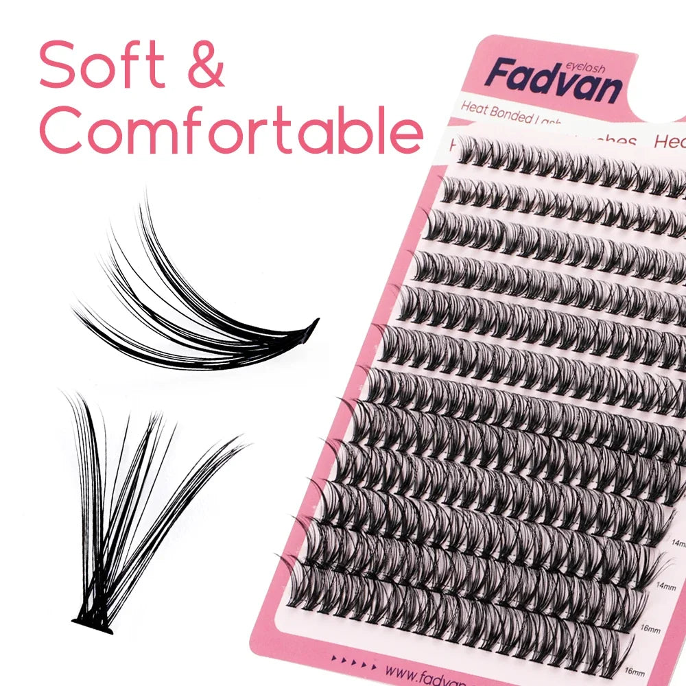 Fadvan DIY Eyelashes Clusters Lashes Natural